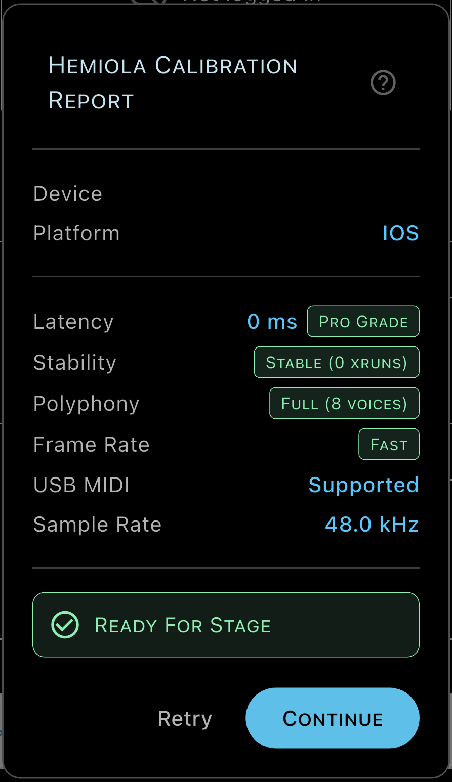 Audio Calibration