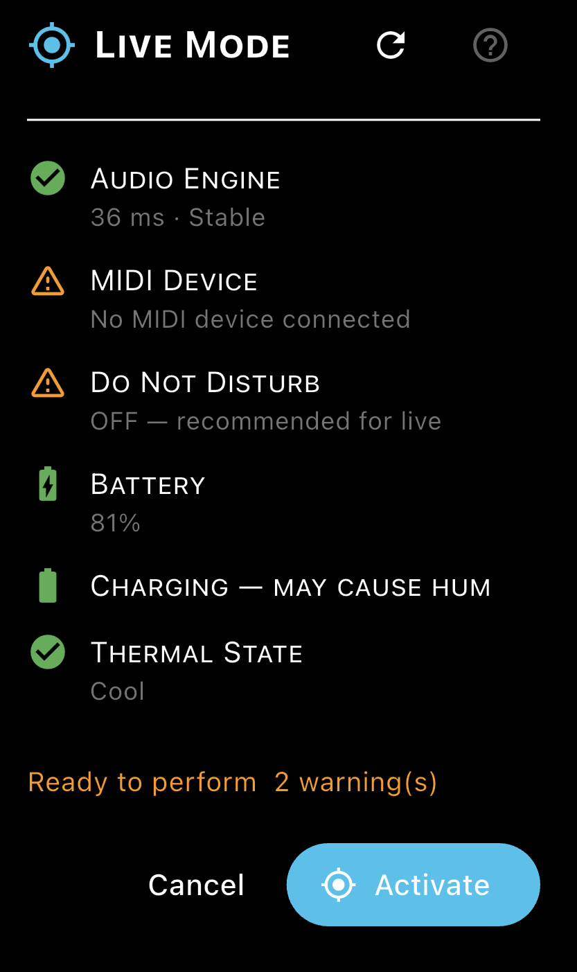 Live Mode